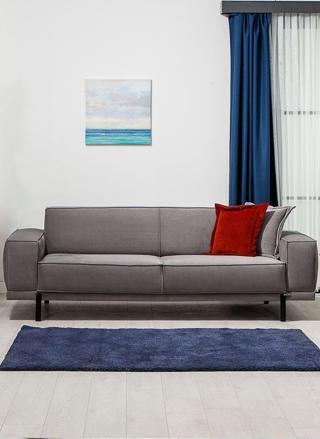 Modalife Loft Üçlü Salon&Oturma Odası Kanepe - Silver