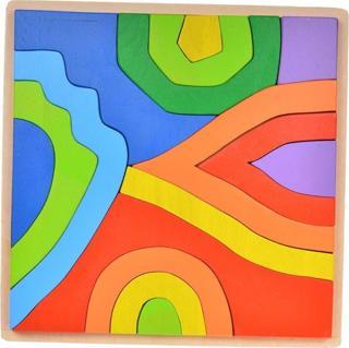 Dört Element Ahşap Puzzle