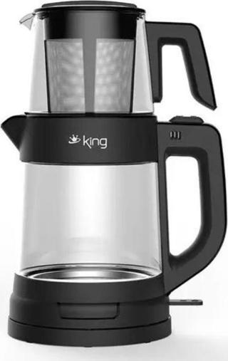 King Kcm330 Tea Pro Cam Çay Makinesi Siyah