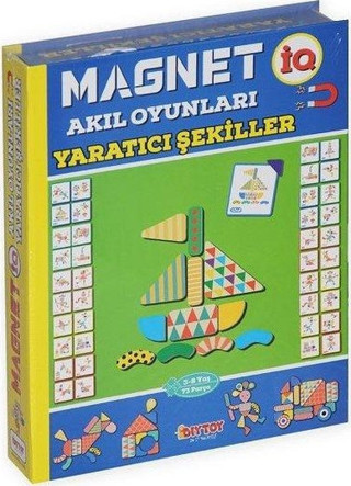 DiyToy Manyetik Yaratıcı Şekiller Eğitici Oyun