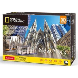 CubicFun 3D Puzzle National Geographic Saint Patrick Katedrali ABD 3D Puzzle