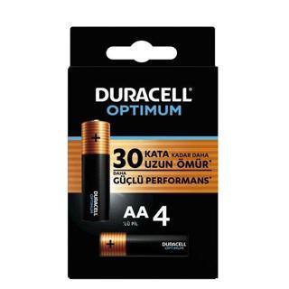 Duracell Optimum Kalın Kalem 4lü AA