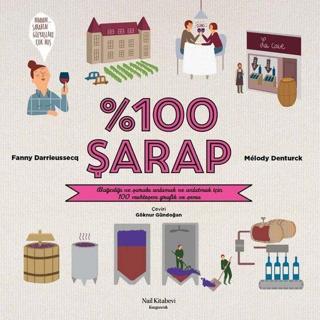 100 Şarap - Bağcılığı ve Şarabı Anlamak ve Anlatmak İçin 100 Muhteşem Grafik ve Şema - Melody Denturck - Nail Kitabevi