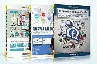 Facebook Instagram ve Sosyal Medya Reklamcılıgı Eğitim Seti - 3 Kitap Takım - Alaattin Çağıl - Dikeyeksen