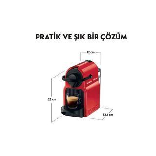 Nespresso C40 Inissia Red Kahve Makinesi
