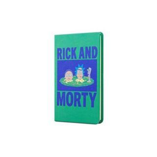Rick And Morty Sert Kapak Lastikli Mini Defter Yeşil 80 yaprak 9 x 14 388371