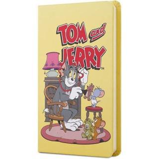 Mabbels Tom And Jerry Sert Kapak Mini Defter Sarı 80 Yaprak 9 x 14 388357