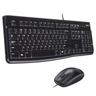 Logitech MK120 USB Kablolu Tam Boyutlu Türkçe Q Klavye Mouse Seti - Siyah