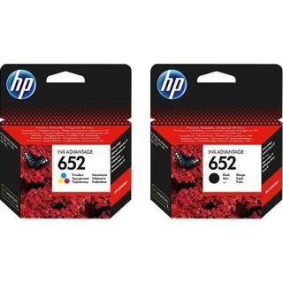 HP 652 F6V24A / F6V25A Orjinal Siyah ve Renkli Avantaj Paket Kartuş / Deskjet Ink Advantage 3835