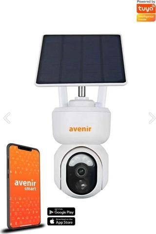 Avenir Av-S400 4G Sim Kartlı Güneş Enerjili (Solar) Dış Ortam 360° Akıllı Kamera Sd Kart