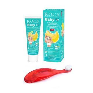 R.O.C.S. Baby 0-3 Yaş Diş Fırça Ve Macun Seti