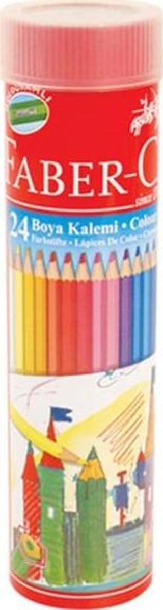 Faber-Castell Metal Tüpte 24 Renk Boya Kalemi