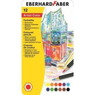Eberhardfaber Artist Color 12 Renk Kuru Boya Kalemi