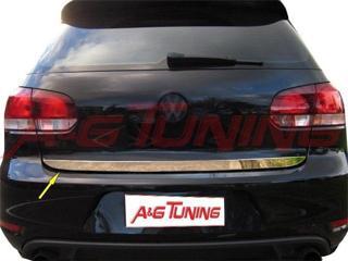 Volkswagen Golf 6 Krom Bagaj Alt Çıta Formlu 2009 Üzeri Paslanmaz Çelik