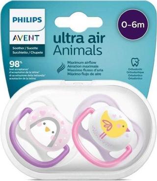 Philips Avent Scf080/06 Ultra Air Silikon Emzik 0-6 Ay Kız