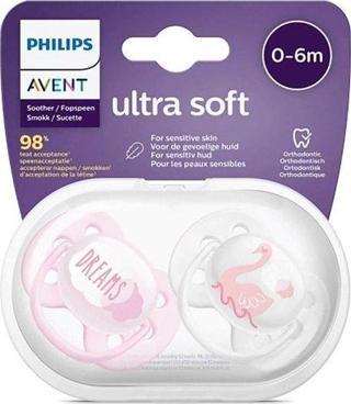 Philips Avent Scf222/02 Ultra Soft Silikon Emzik 0-6 Ay Kız