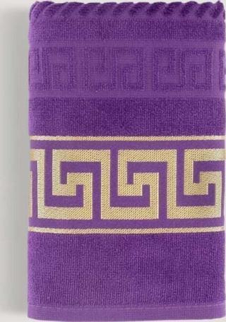 Arliva Home Greek Kadife Jakarlı 50X90 El-Yüz Havlusu