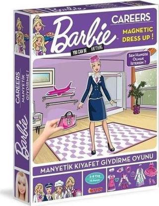 DiyToy Manyetik Barbie Careers Kıyafet Giydirme Oyunu