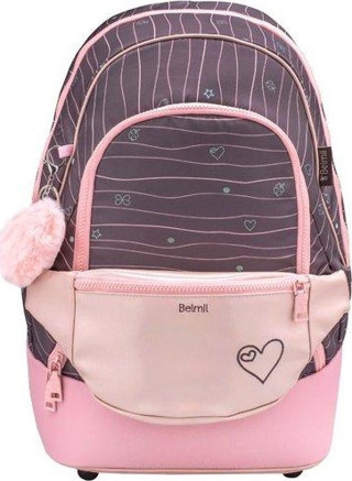 Belmil Mint Love Chic 2 in 1 Ortopedik Okul Çantası 338-84/P/2