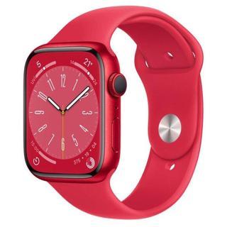 Watch Series 8 Gps 45MM (Product)Red Aluminium Case With (Product)Red Sport Band - Regular MNP43TU/A