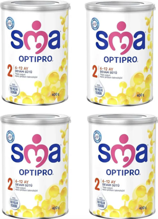 SMA Optipro 2 Probiyotik Devam Sütü 400 gr 4 Adet