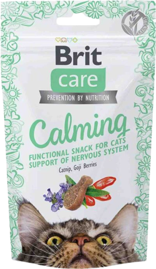 Brit Care Snack Calming Sakinleştirici Etkili Kedi Ödül Maması 50gr - Purlo