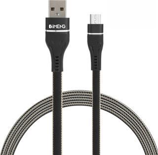 İmeng 3.1A UsbA to Micro Örgülü Data ve Hızlı Şarj Kablosu ML108 Siyah