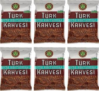 Kahve Dünyası Orta Kavrulmuş Türk Kahvesi 100 gr - 6 lı