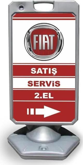 Fiat Reklam Ve Yönlendirme Uyari Dubasi A Tabela Gri