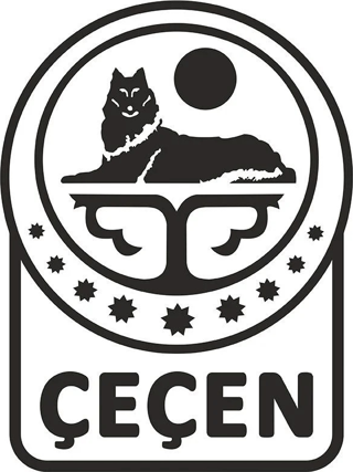 Çeçen Amblemi  3 (Oto-Motor-Vitrin-Dekor) Sticker 33 x 60 cm