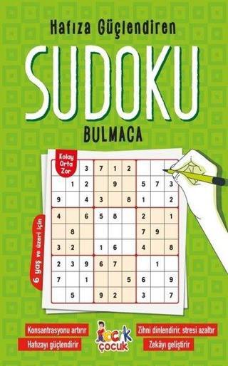 Sudoku Bulmaca - Hafıza Güçlendiren 6+ Yaş - Kolektif  - Bıcırık Yayınları