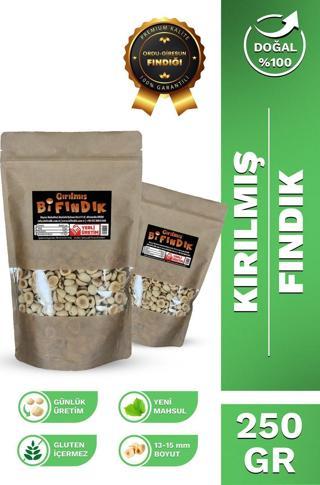 Bi Fındık Kırık İç Fındık Kavrulmuş 1.Kalite Taze Süsleme İçin Doypack 250Gr Kırık İç Fındık