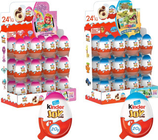 Kinder Joy Süpriz Yumurta Erkekler ve Kızlar İçin 2 x 24 lü Set