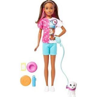 Mattel Barbie Kaptan Bebek ve Köpekli Set HKD77