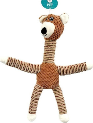 Nanbell W561 Kedi ve Köpek Peluş Oyuncak 37-34cm Kahve