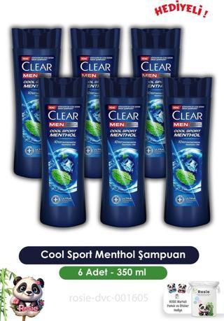 Clear Men  6'lı Cool Sport Menthol Şampuan 350 ml ve ROSIE 