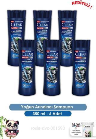 Clear Men  6'lı Yoğun Arındırıcı Kepeğe Karşı Şampuan 350 ml ve ROSIE 