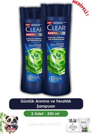 Clear Men 2'li Günlük Arınma ve Ferahlık Şampuan 350 ml ve ROSIE