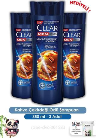 Clear Men 3'lü Kahve Çekirdeği Özlü Şampuan 350 ml ve ROSIE 