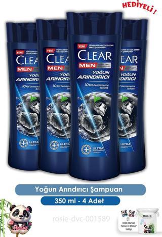 Clear Men 4'lü Yoğun Arındırıcı Kepeğe Karşı Şampuan 350 ml ve ROSIE 