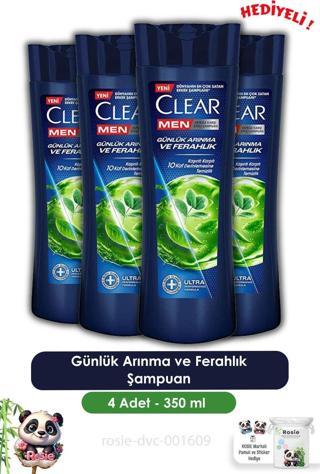 Clear Men 4'lüGünlük Arınma ve Ferahlık Şampuan 350 ml ve ROSIE