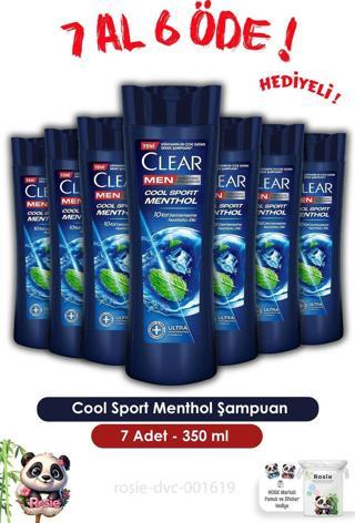 Clear Men 7 AL 6 ÖDE Cool Sport Menthol Şampuan 350 ml ve ROSIE 