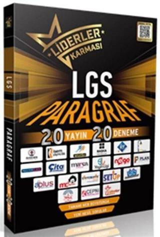 LGS Paragraf Deneme  20 Yayın 20 Deneme - Kolektif  - Liderler Karması