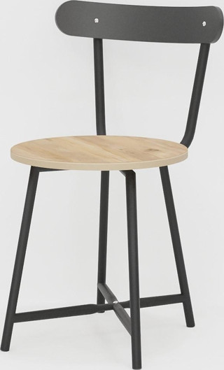 Eportatif Balkon Sandalyesi Mutfak Salon Bahçe Sandalye Çam 1469