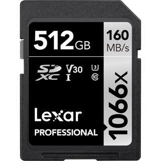 Lexar Professional 512 GB 1066X SDXC Hafıza Kartı