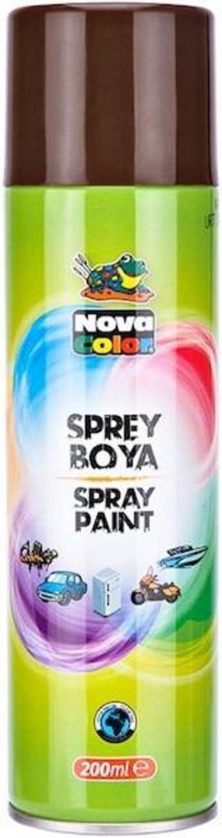 Nova Color SPREY BOYA 200 ML KAHVERENGİ NC-806