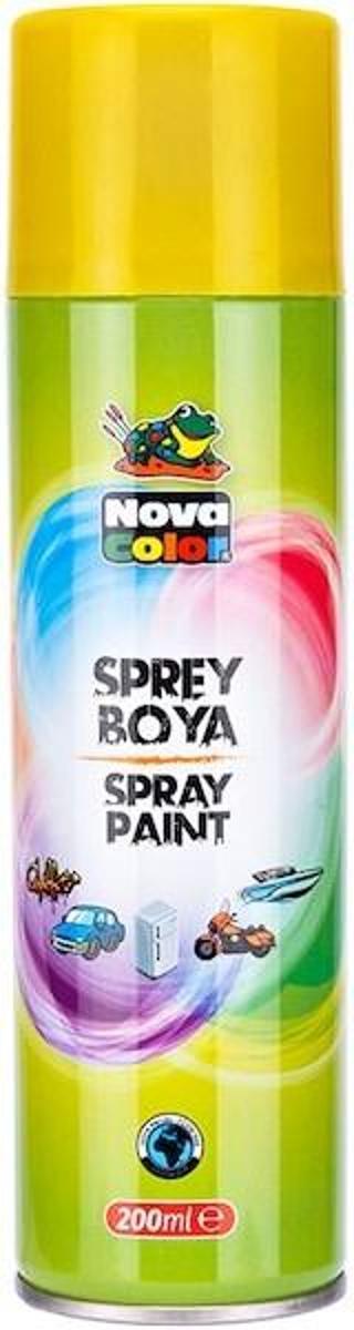 Nova Color SPREY BOYA 200 ML SARI NC-800