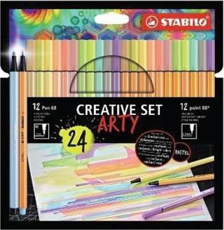 STABILO KREATIF SET ARTY PEN+POINT 24 LÜ 8868/24-1-20-6