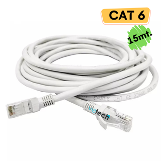 Vetech CAT6 15mt Lan Ethernet Kablosu Fabrikasyon Internet Ağ Kablo