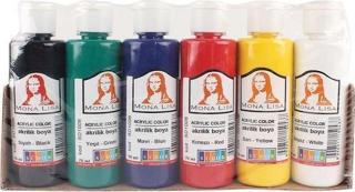 Südor AKRILIK BOYA MONALISA 6X70 ML SISE SD1006
